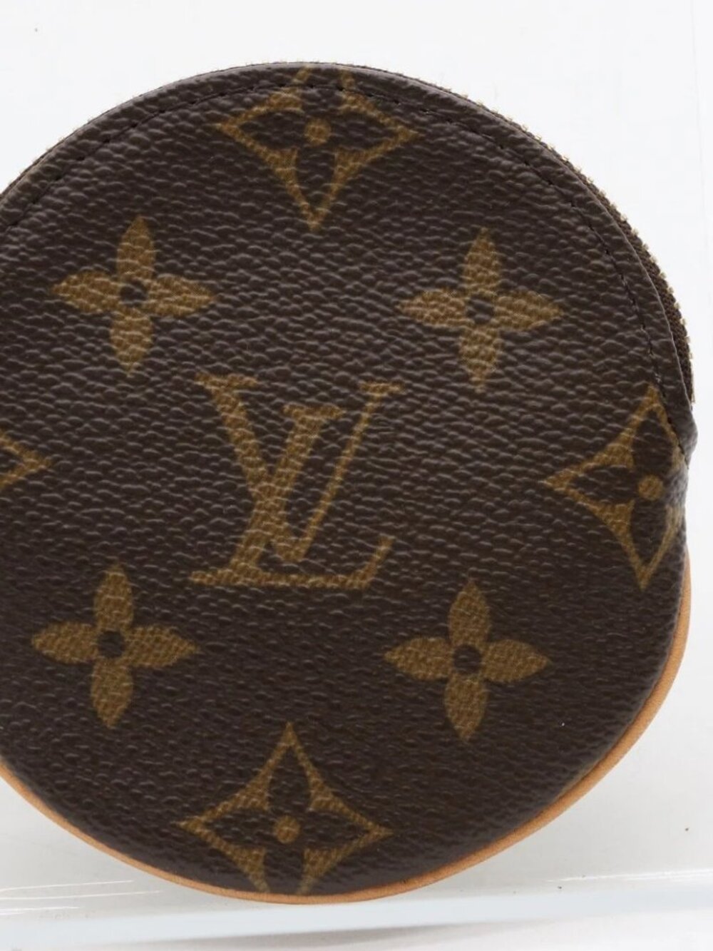Louis Vuitton Monogram Round Coin Purse Wallet - Brown - Picture 1 of 16